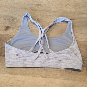 lululemon athletica Strappy Gray Sports Bra